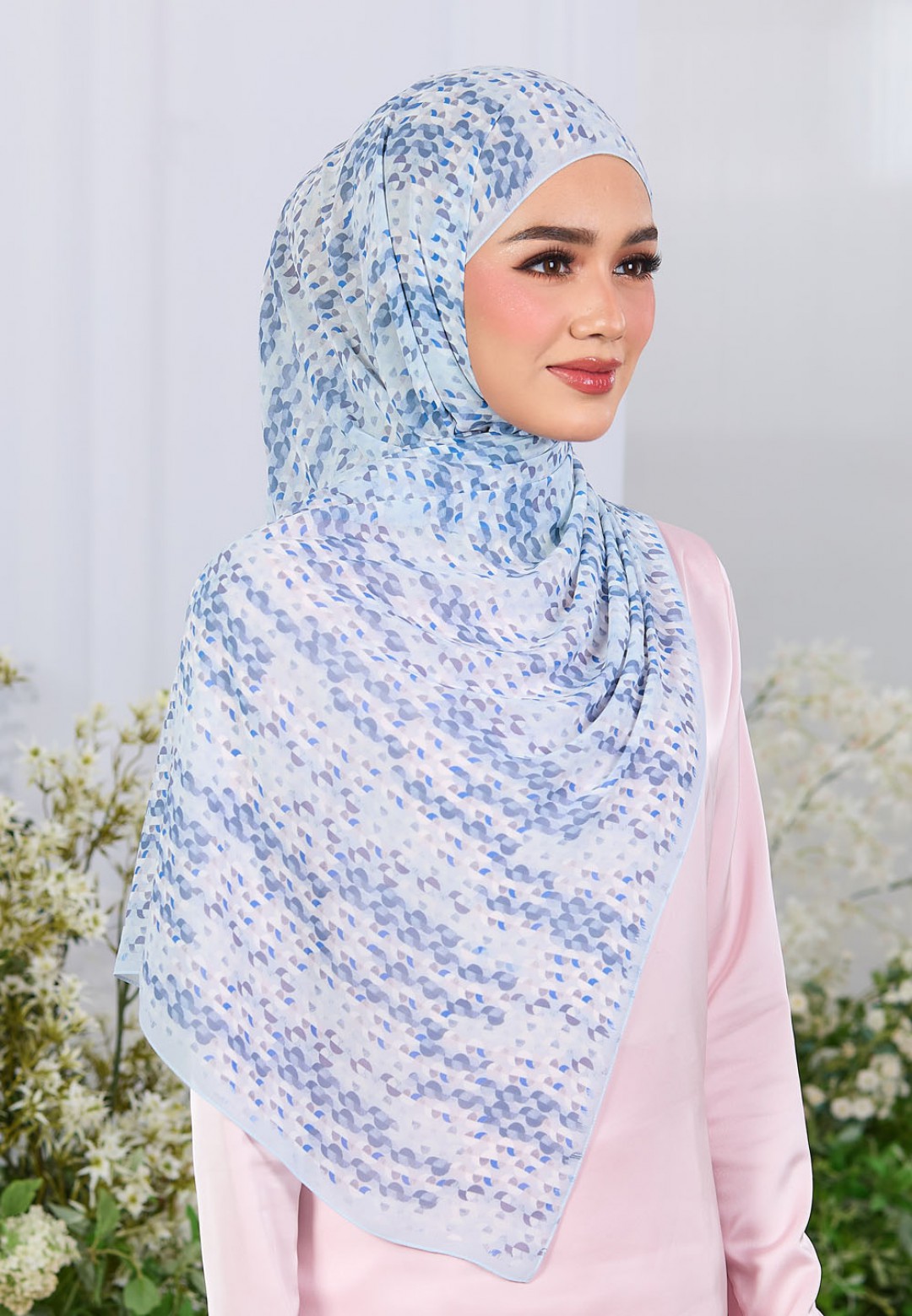 SHAWL DREAMY GLAZE PRINTED