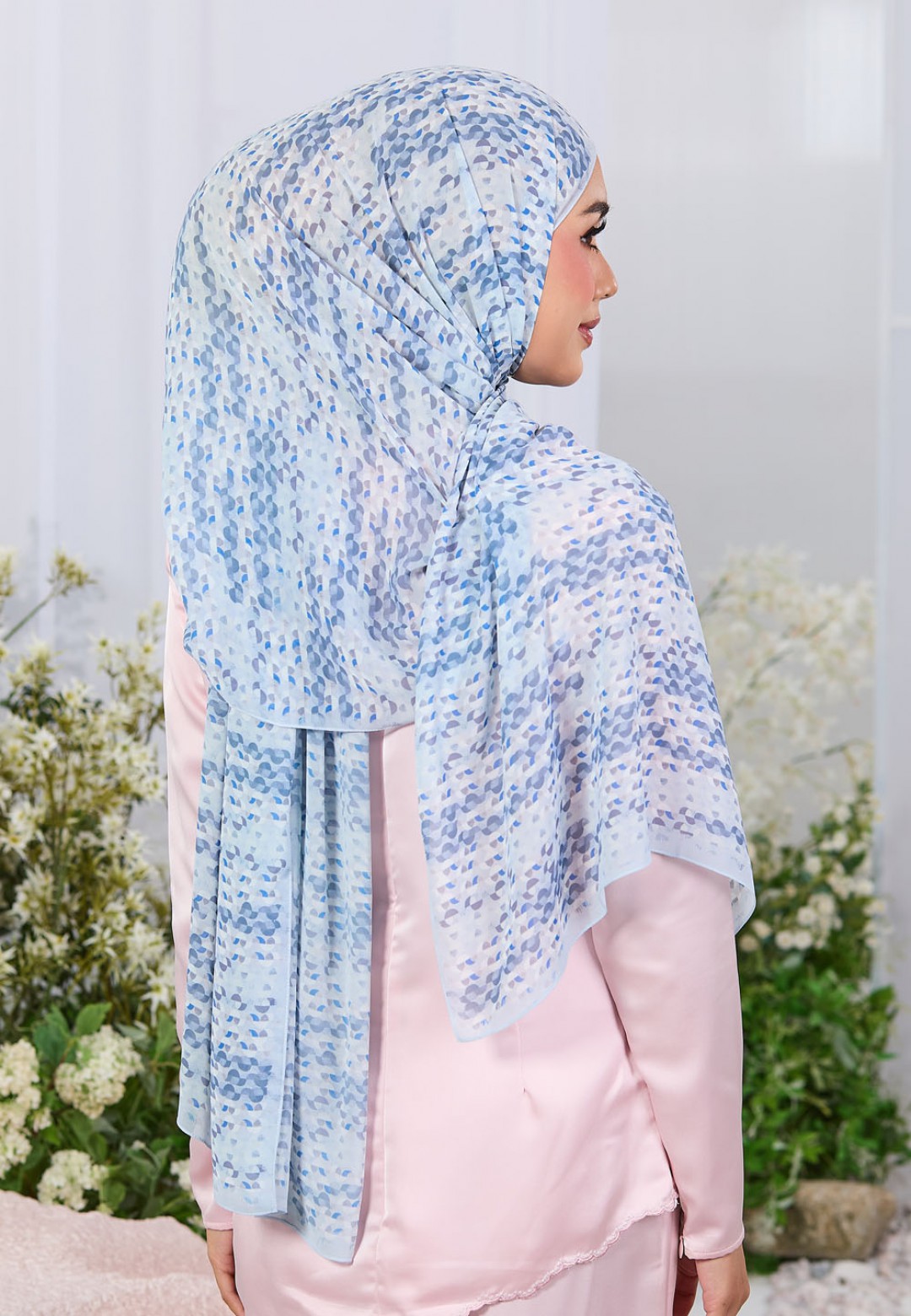 SHAWL DREAMY GLAZE PRINTED