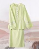 AREEQA BAJU KURUNG IN GREEN (TEENS)