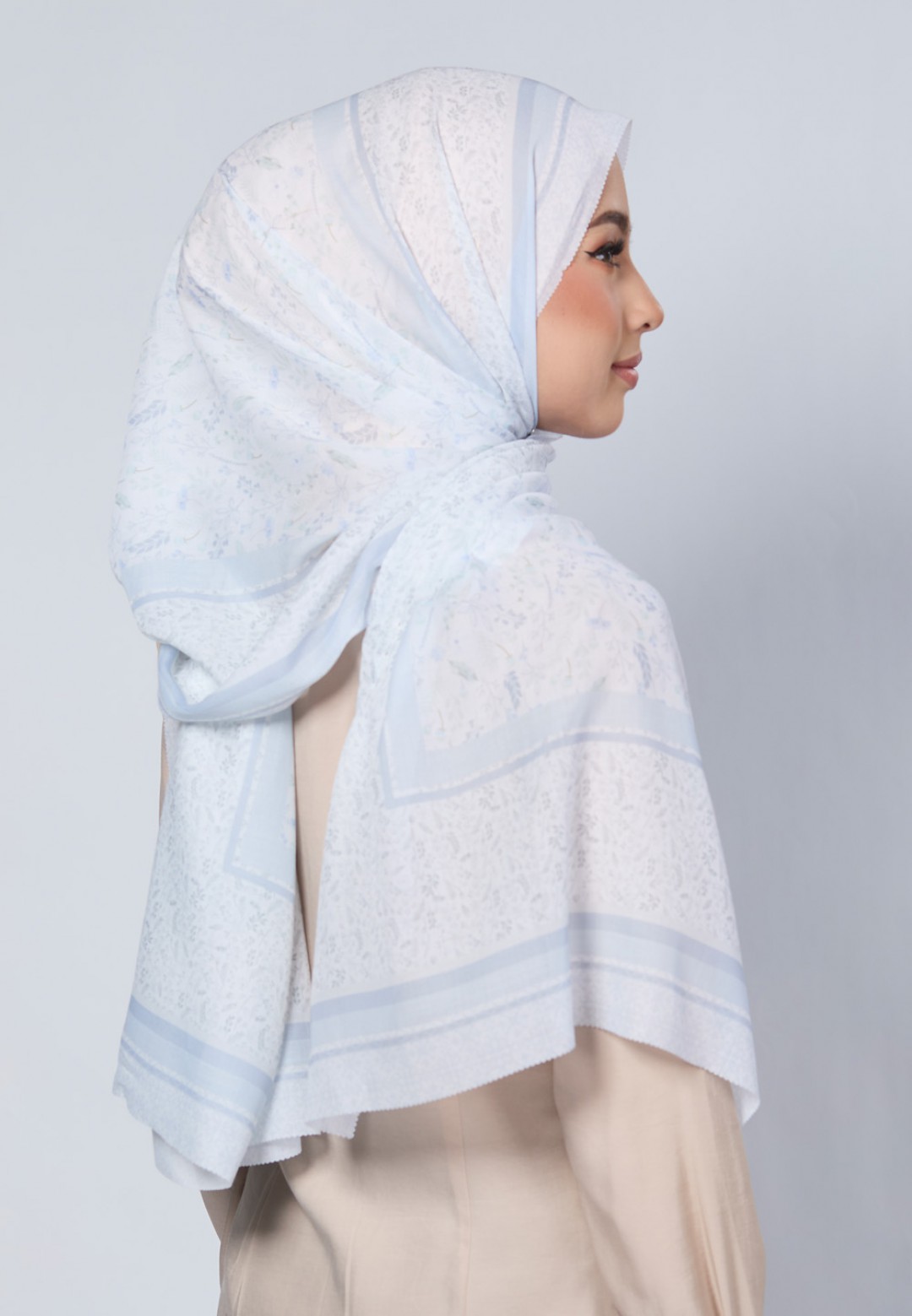 SHAWL LUNARIA VOILE LASERCUT