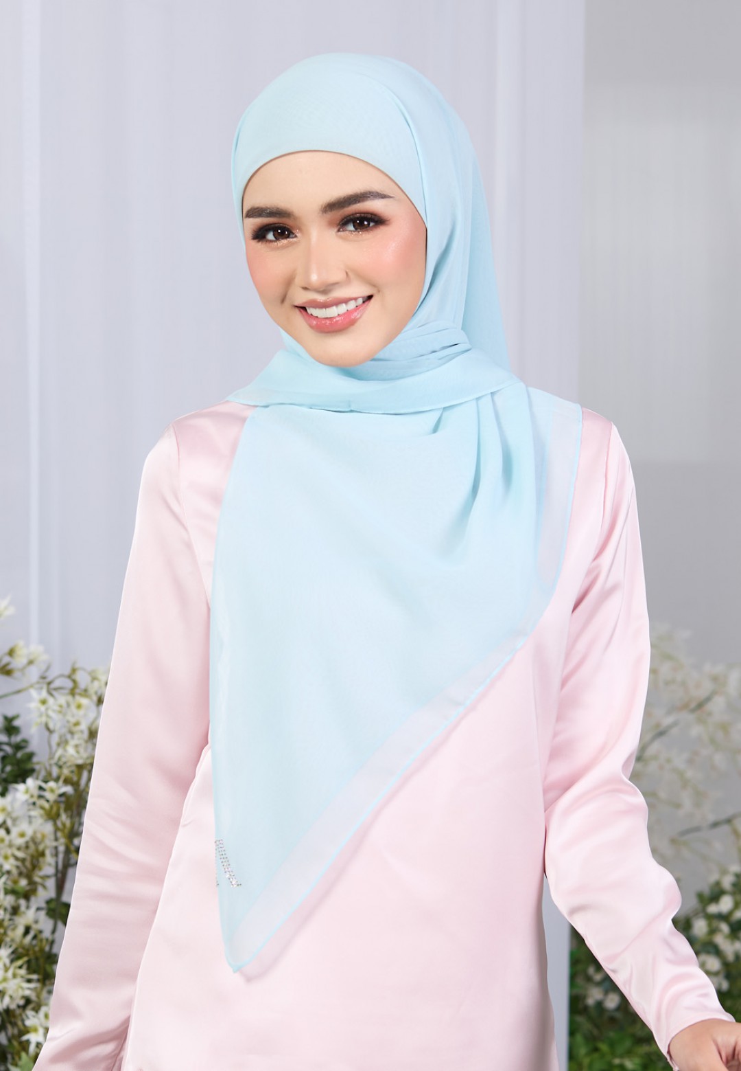 SQ BLUEVETTE VOILE PLAIN
