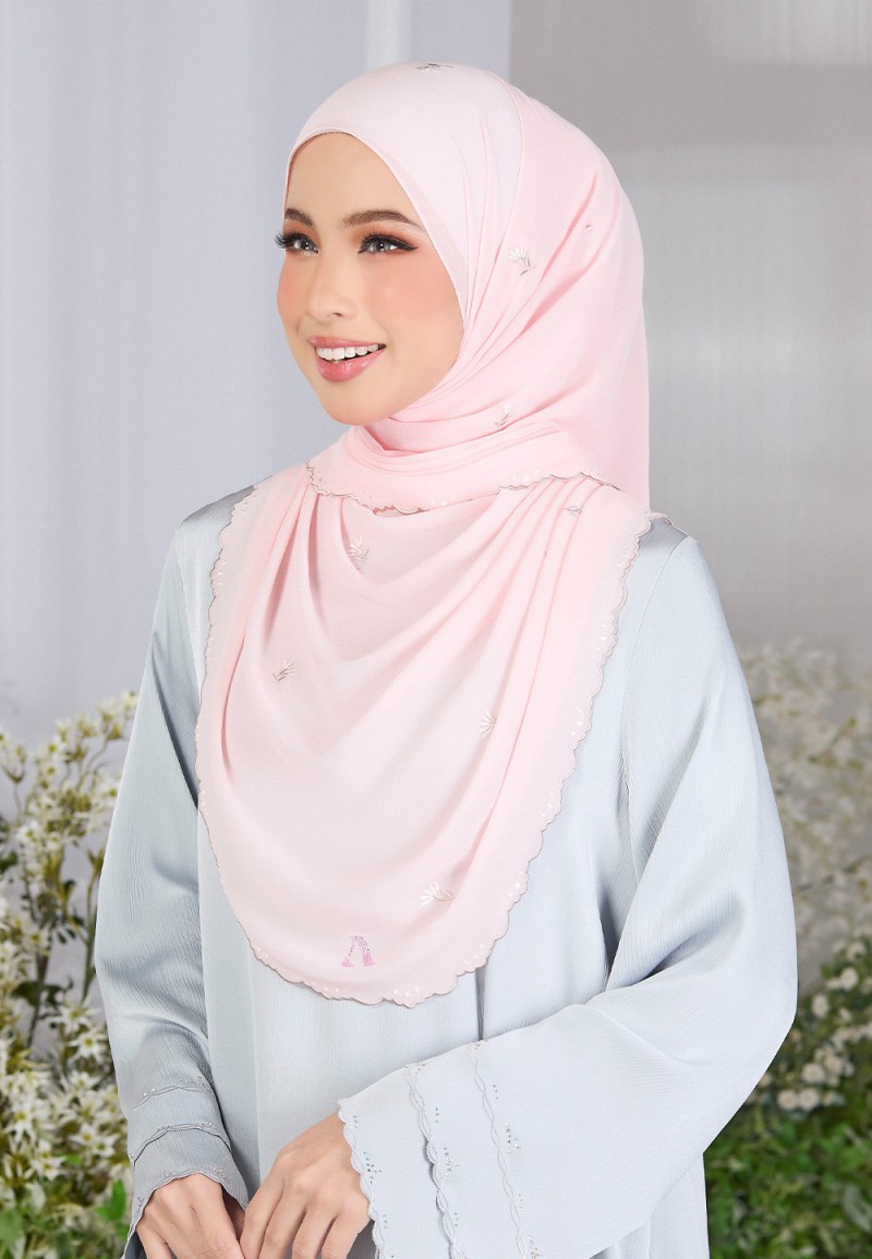 SHAWL FIORE PLAIN EMBROIDERY