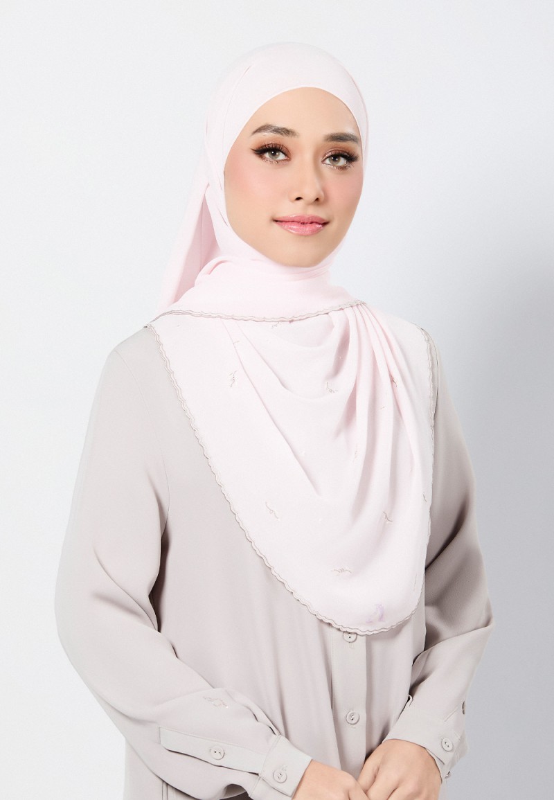 SHAWL ADORA PLAIN EMBROIDERY