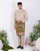 BAJU MELAYU ALWAN IN PALE KHAKI