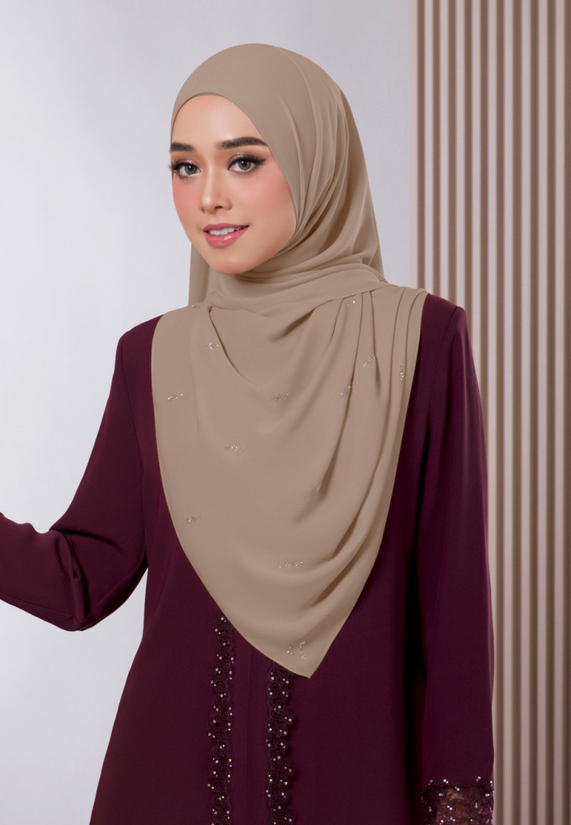 SHAWL WARDIYAH PLAIN DIAMOND 238