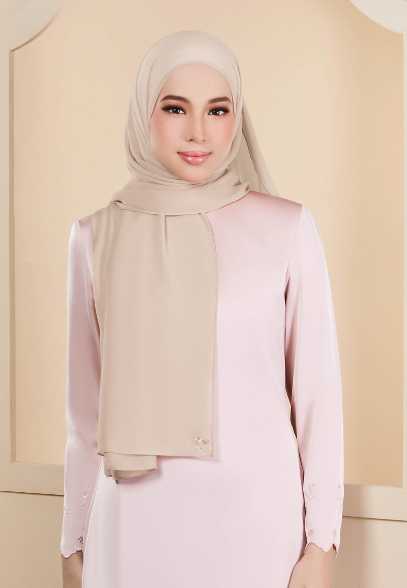 SHAWL HOUDA SILKY CHIFFON PLAIN