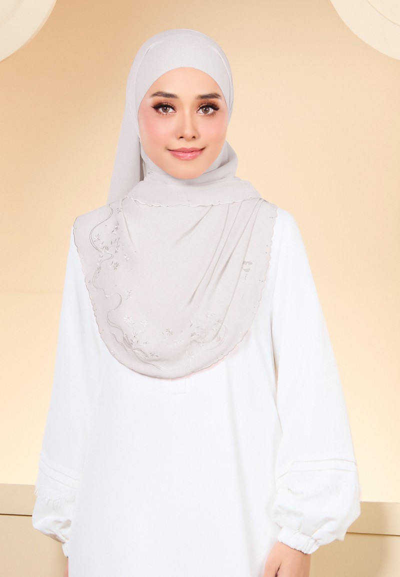 SHAWL JUITA PLAIN EMBROIDERY