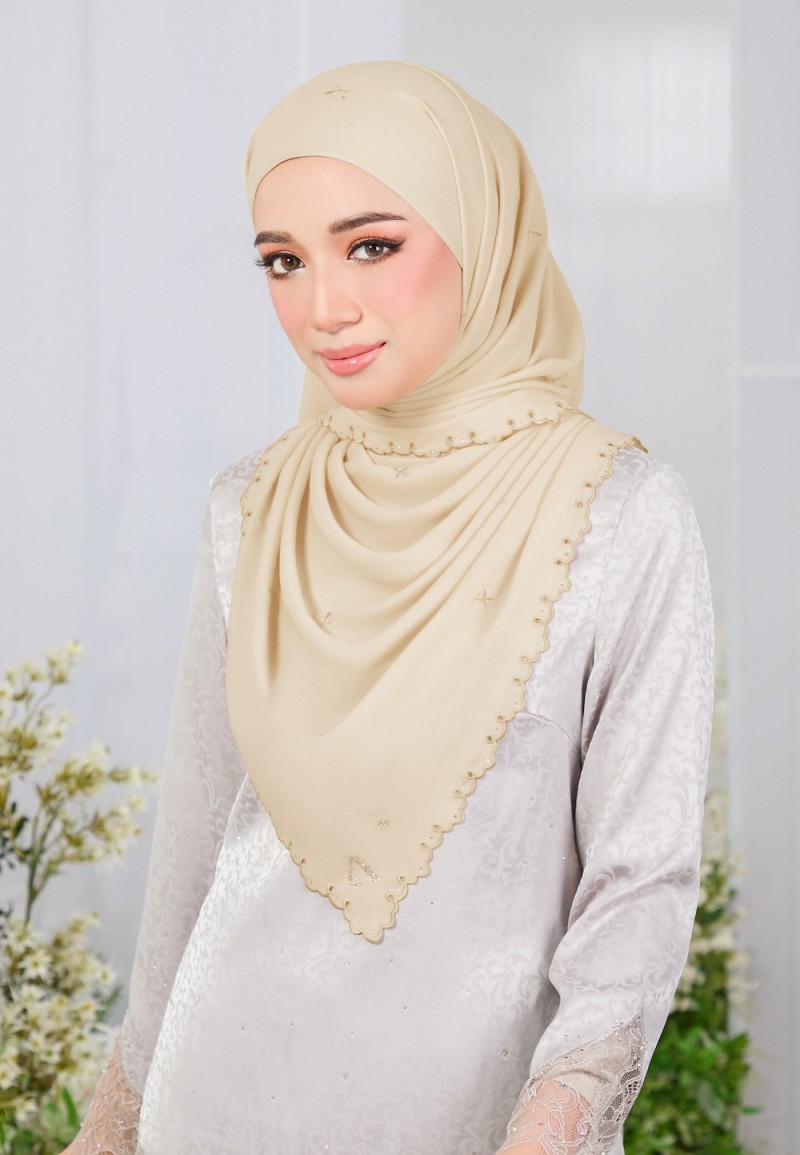 SHAWL ZARRA PLAIN EMBROIDERY