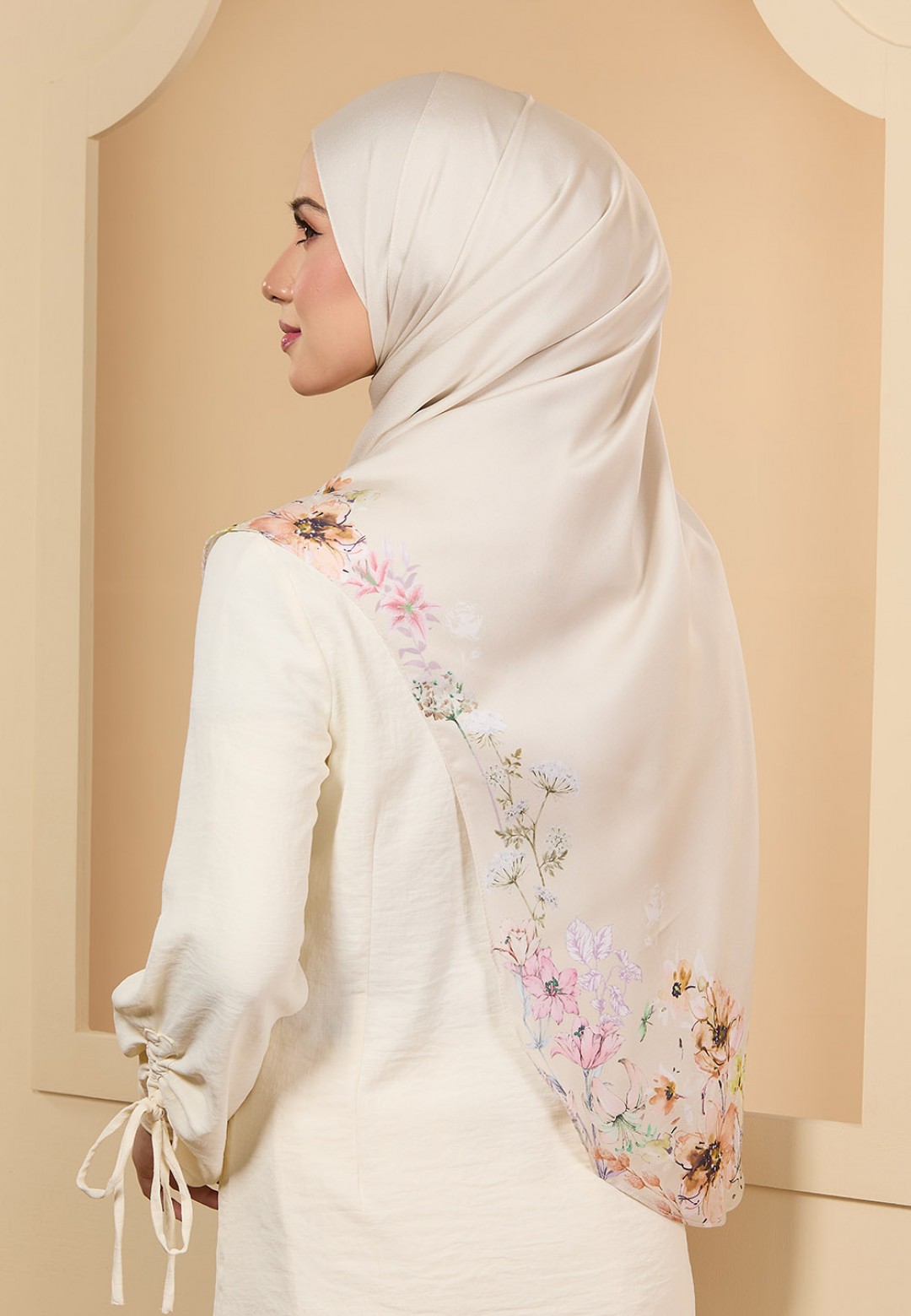 INSTANT SHAWL JASMIN PRINTED