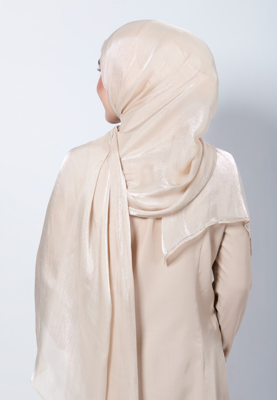 SHAWL GLISTEN SILK PLAIN DIAMOND