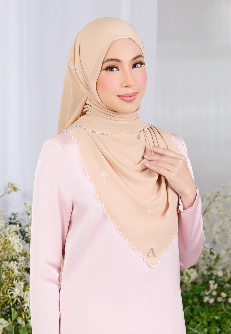SHAWL ROXY PLAIN EMBROIDERY