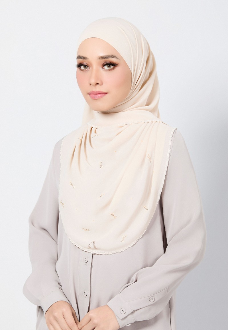 SHAWL ADORA PLAIN EMBROIDERY