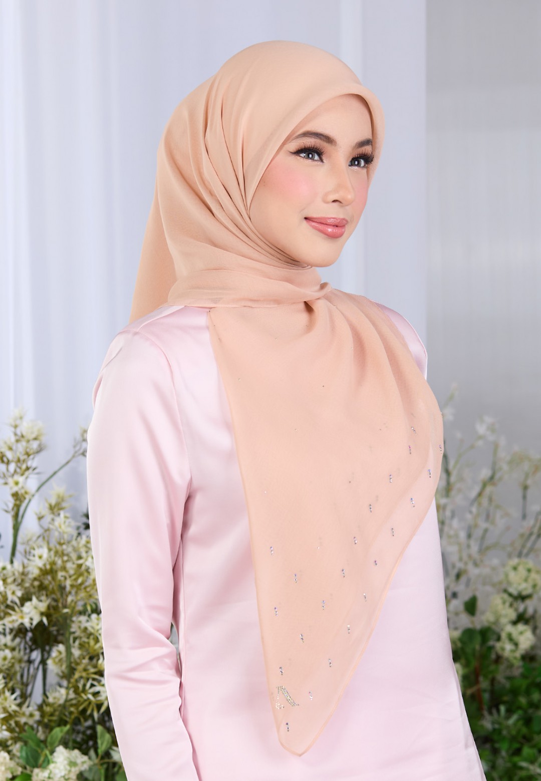 SQ GLORIBLOOM VOILE PLAIN DIAMOND