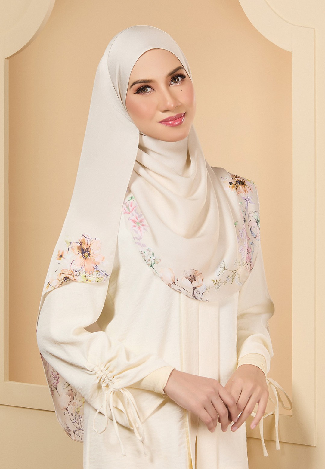 INSTANT SHAWL JASMIN PRINTED