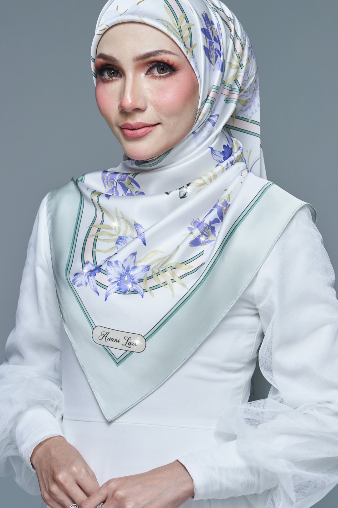 SQUARE SILVIA PRINTED DIAMOND 279