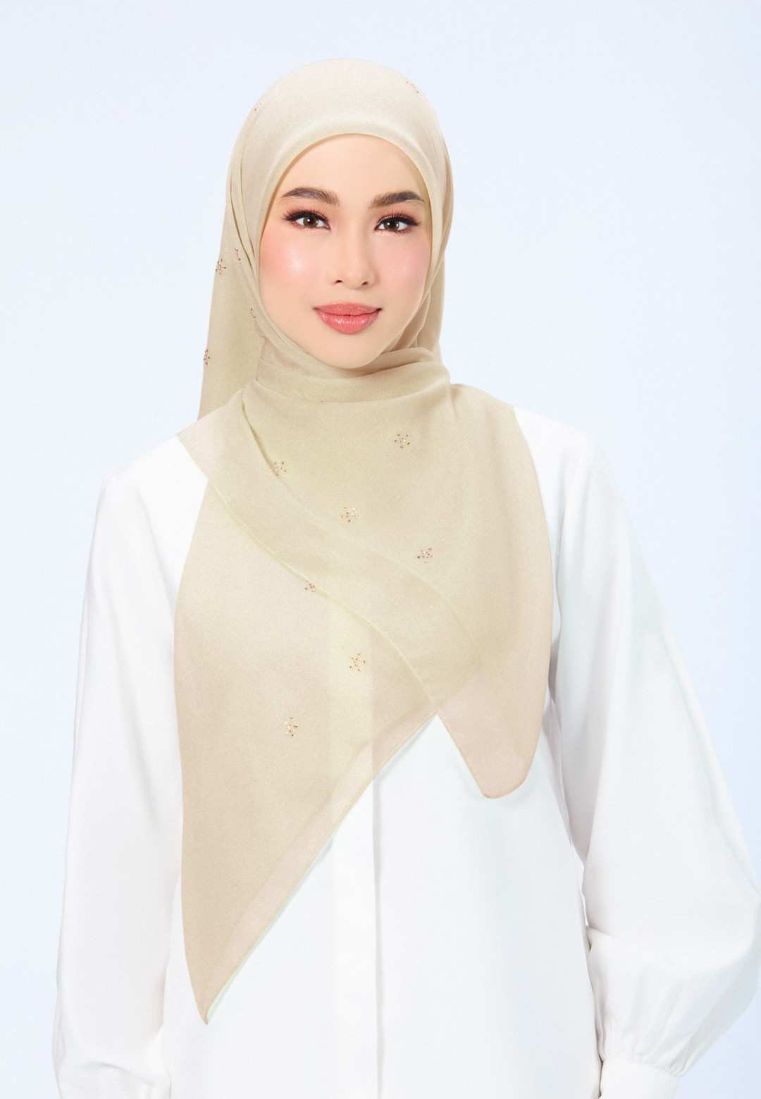 SQ FLORELLIS VOILE PLAIN DIAMOND