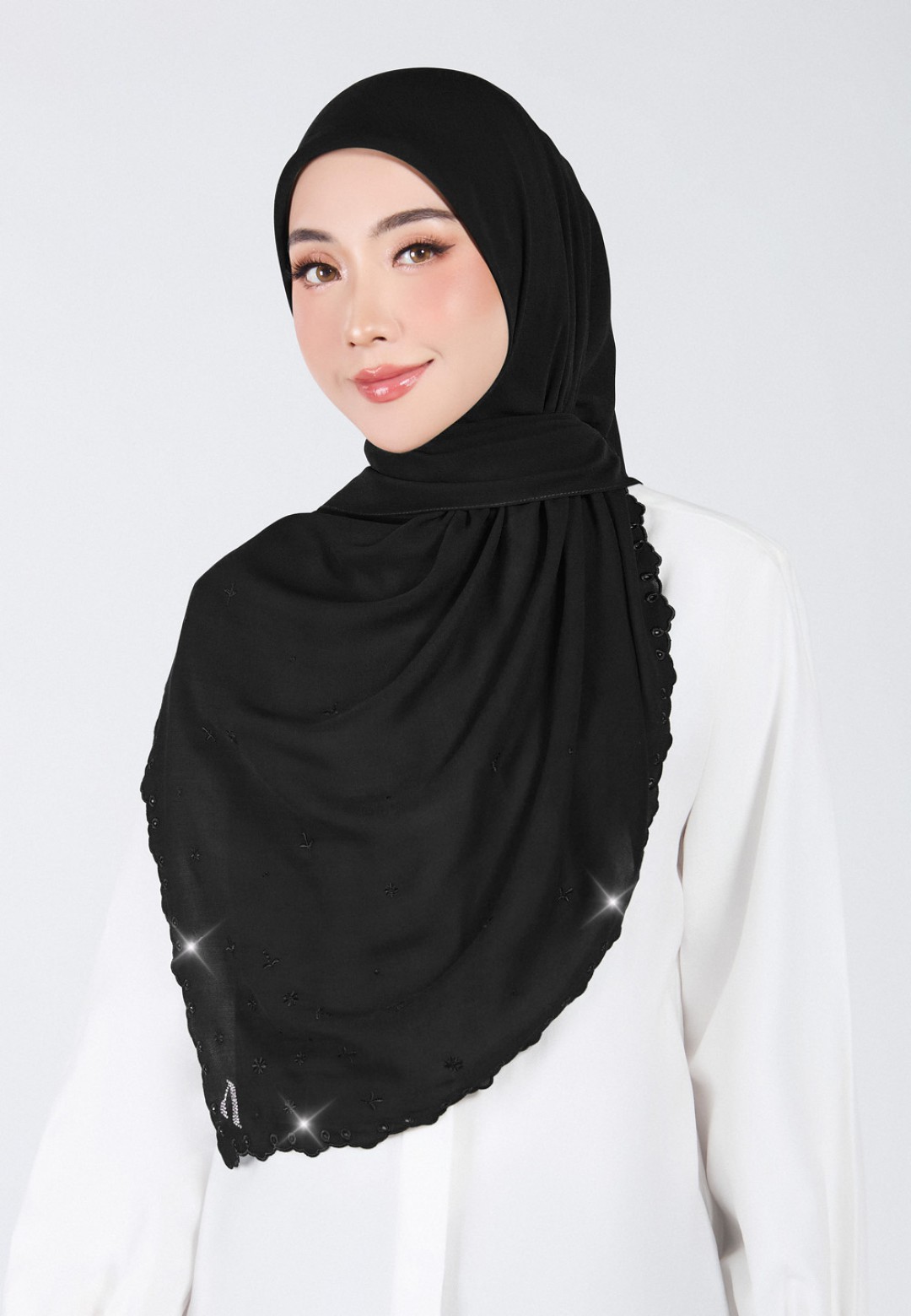 SQ ELYROSE PLAIN EMBROIDERY DIAMOND