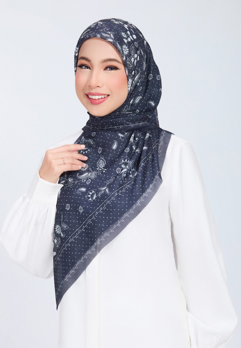 SQ SAPHIYAH VOILE PRINTED LASERCUT