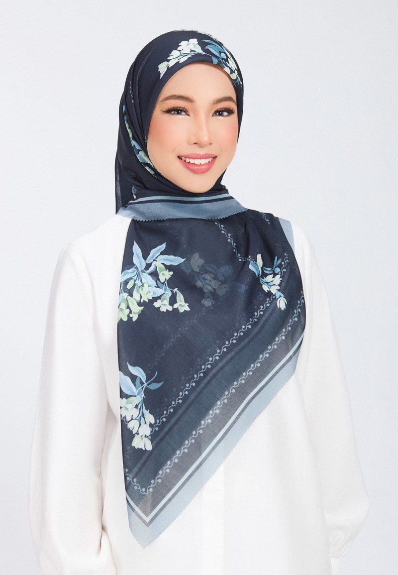 SQ FAZREYN VOILE PRINTED LASERCUT