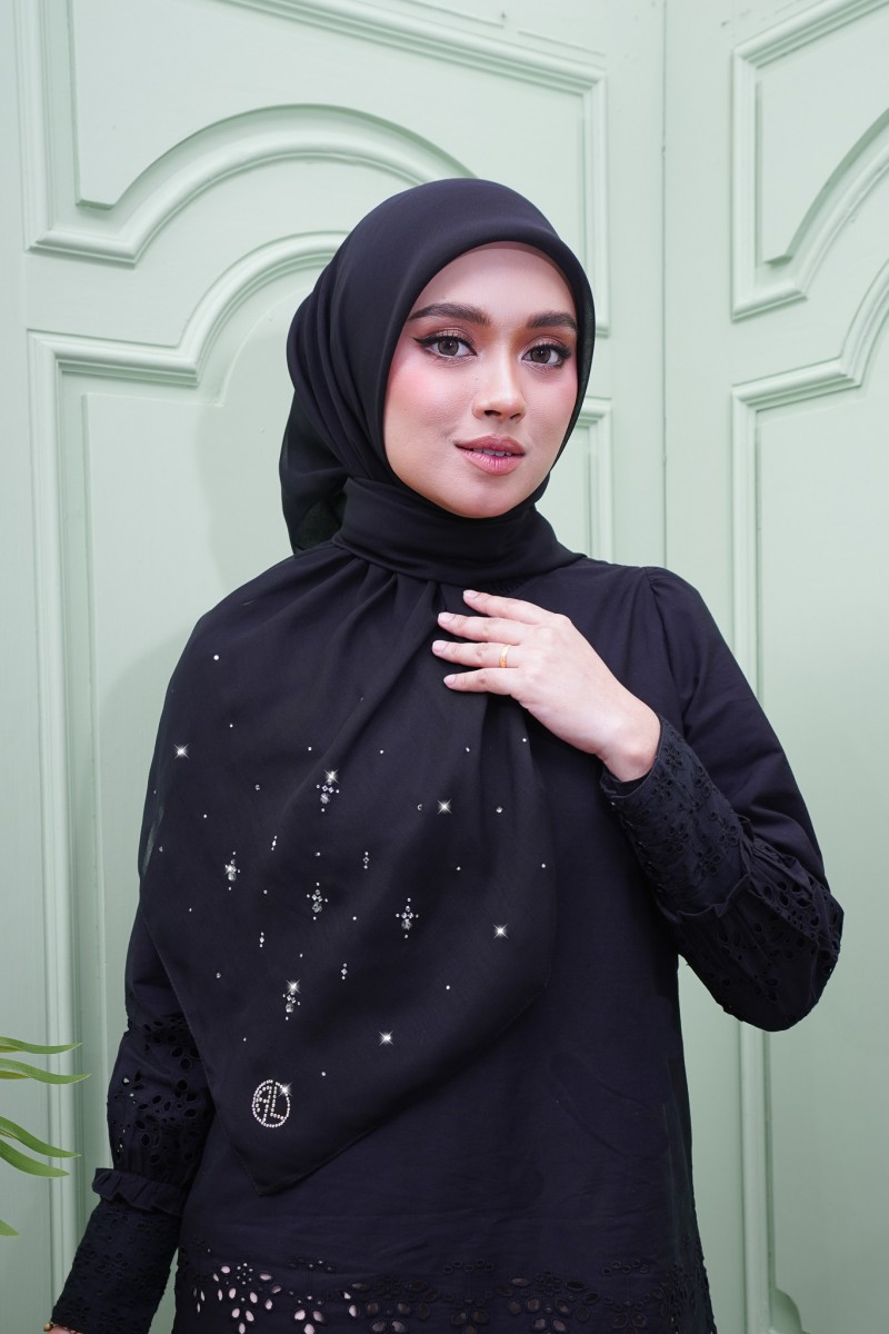 SQ QASEH VOILE PLAIN DIAMOND