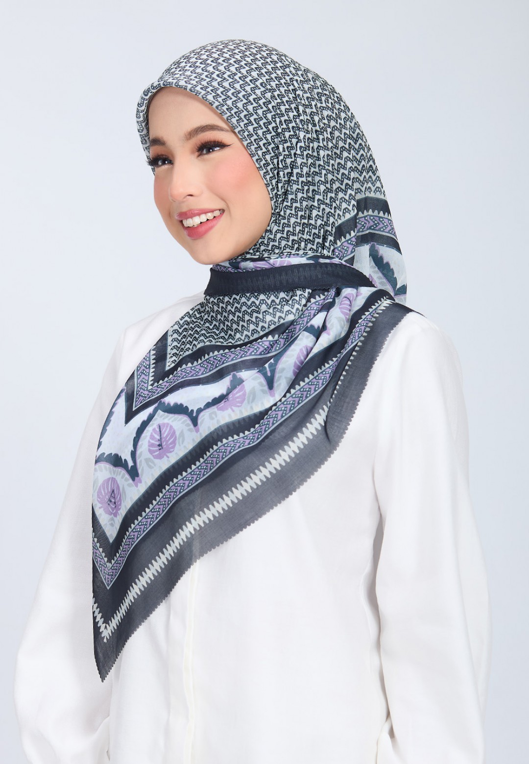 SQ EMAAN VOILE PRINTED LASERCUT