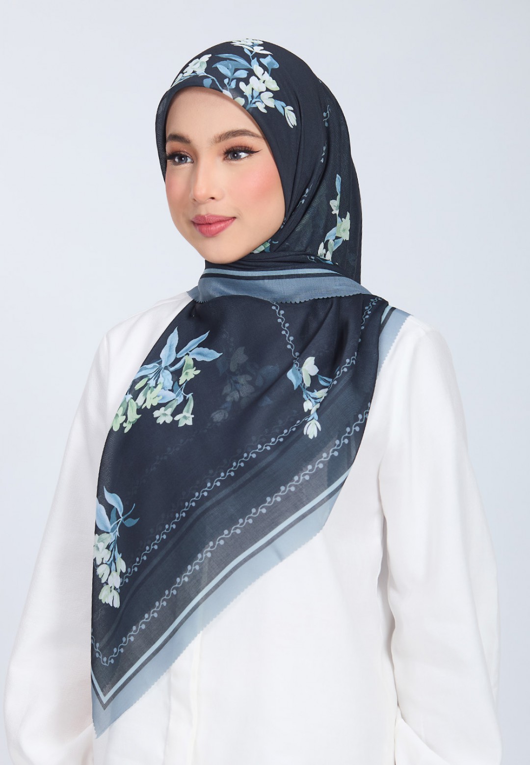 SQ FAZREYN VOILE PRINTED LASERCUT