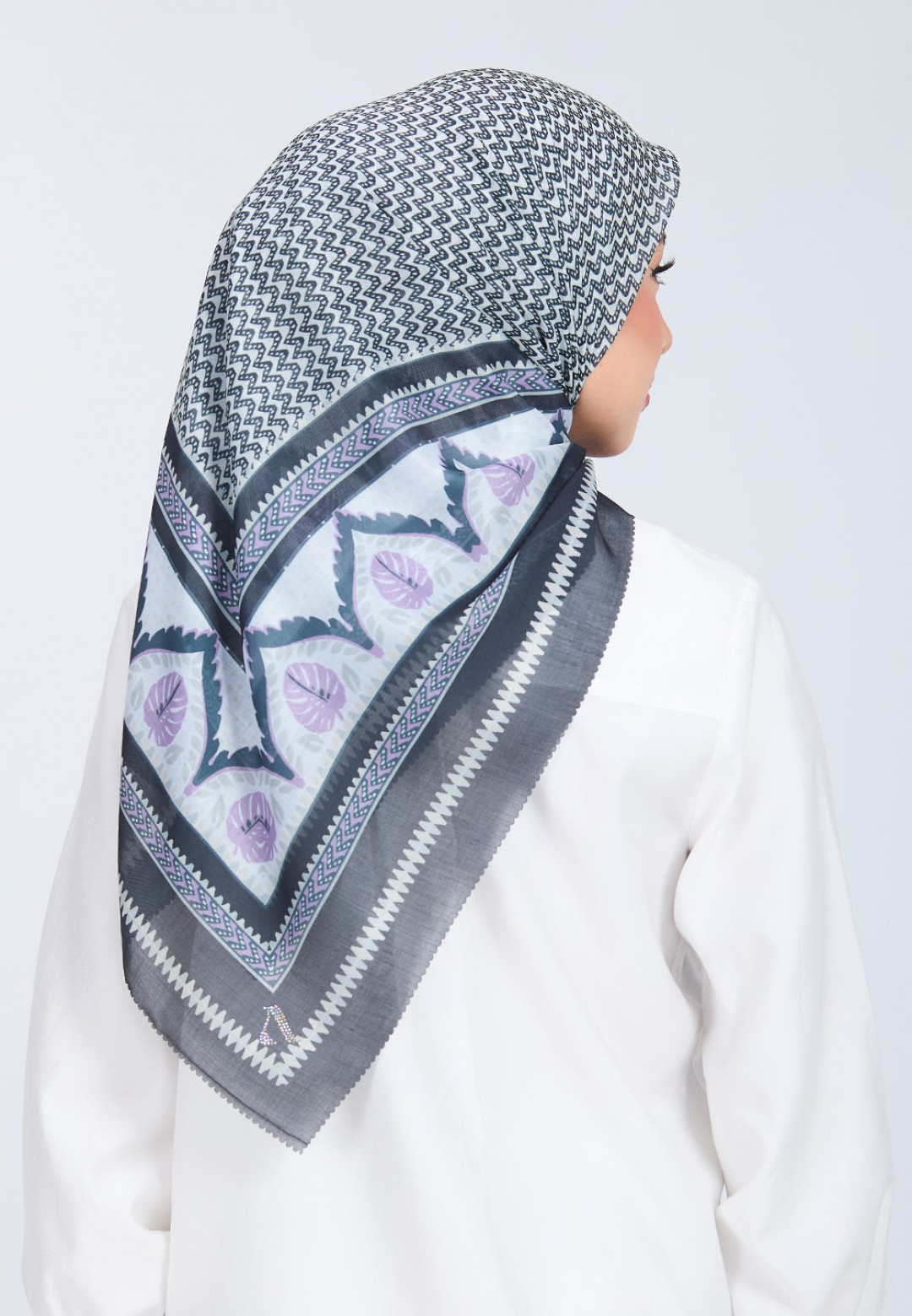 SQ EMAAN VOILE PRINTED LASERCUT