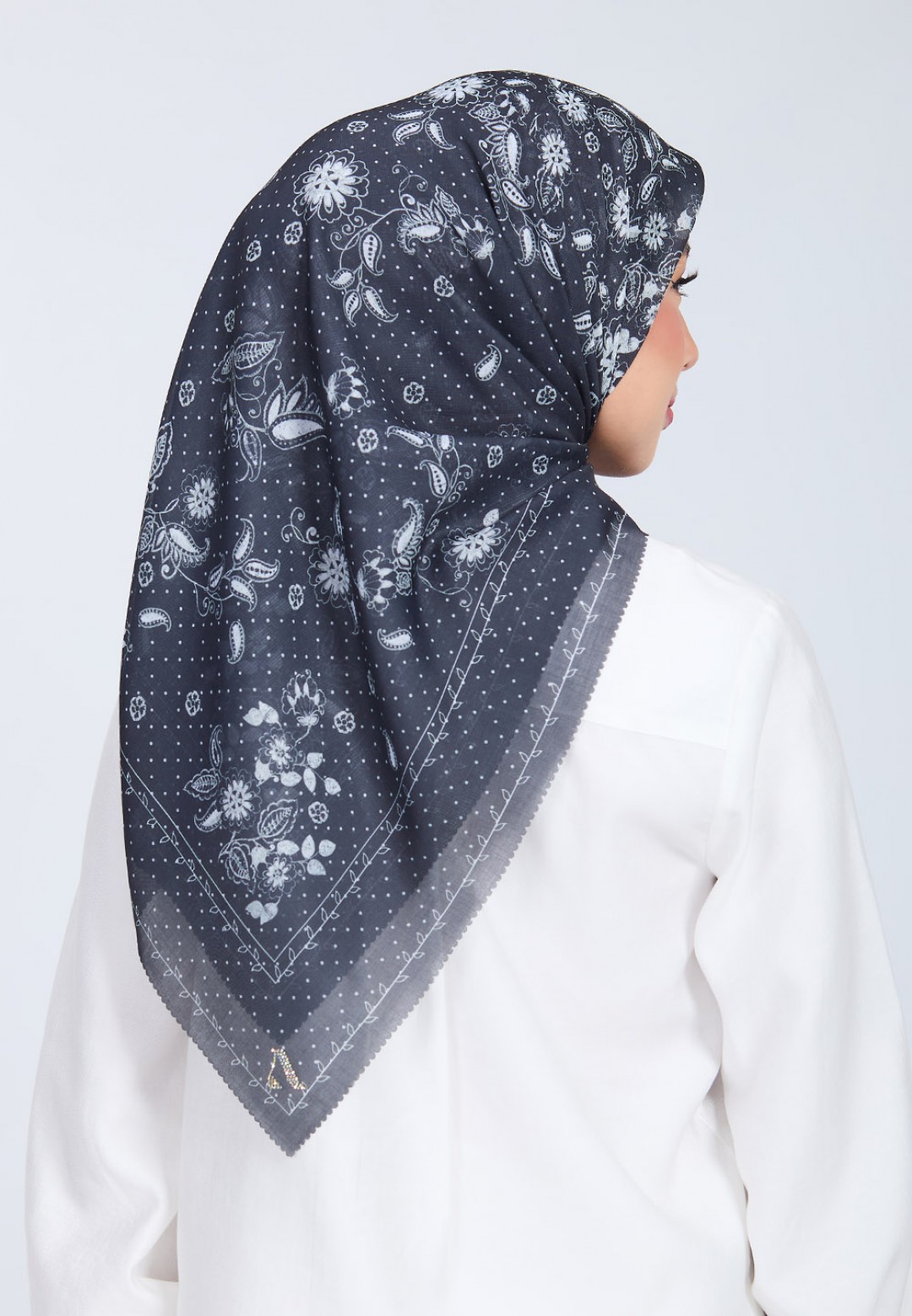 SQ SAPHIYAH VOILE PRINTED LASERCUT