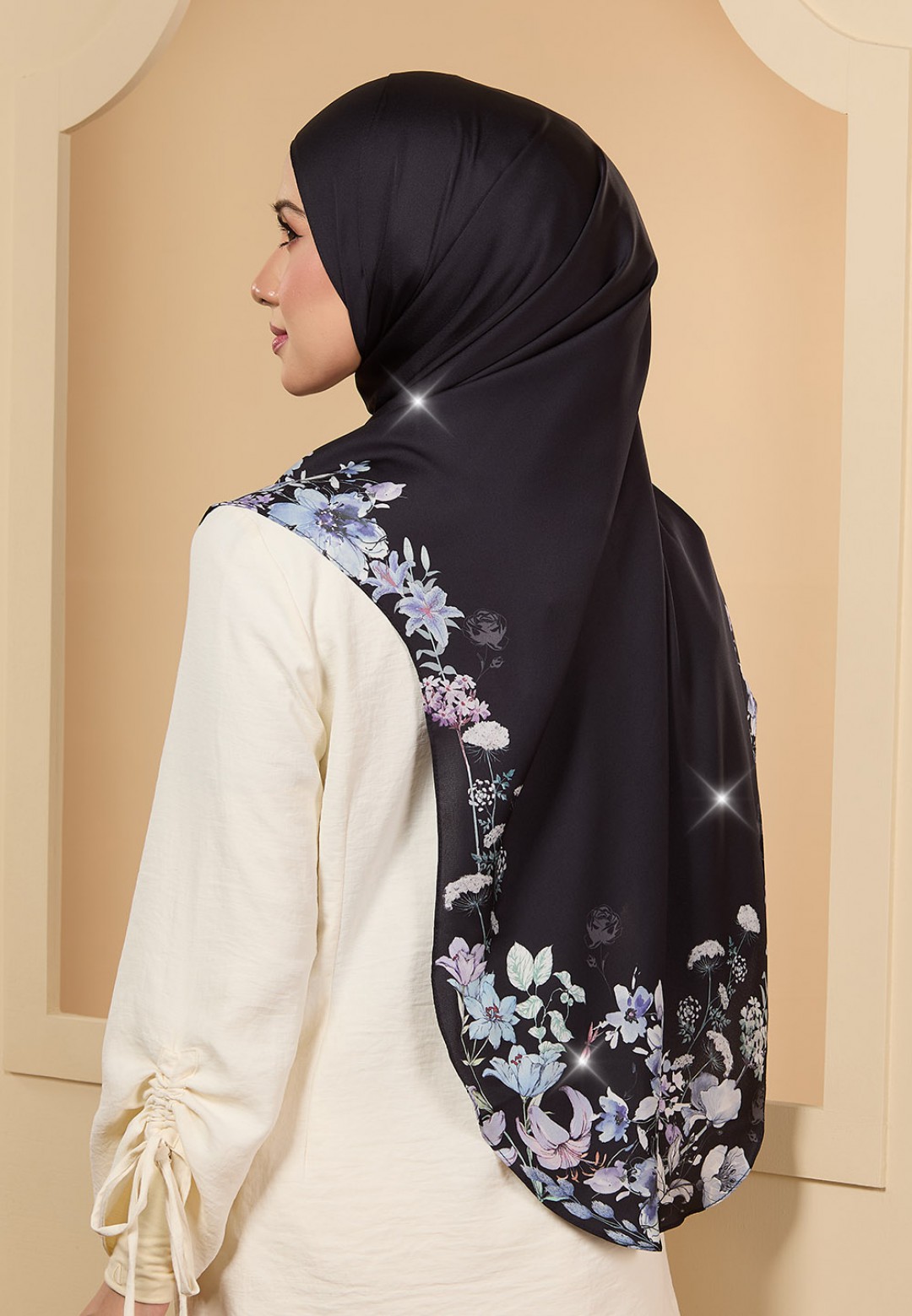 INSTANT SHAWL JASMIN PRINTED DIAMOND