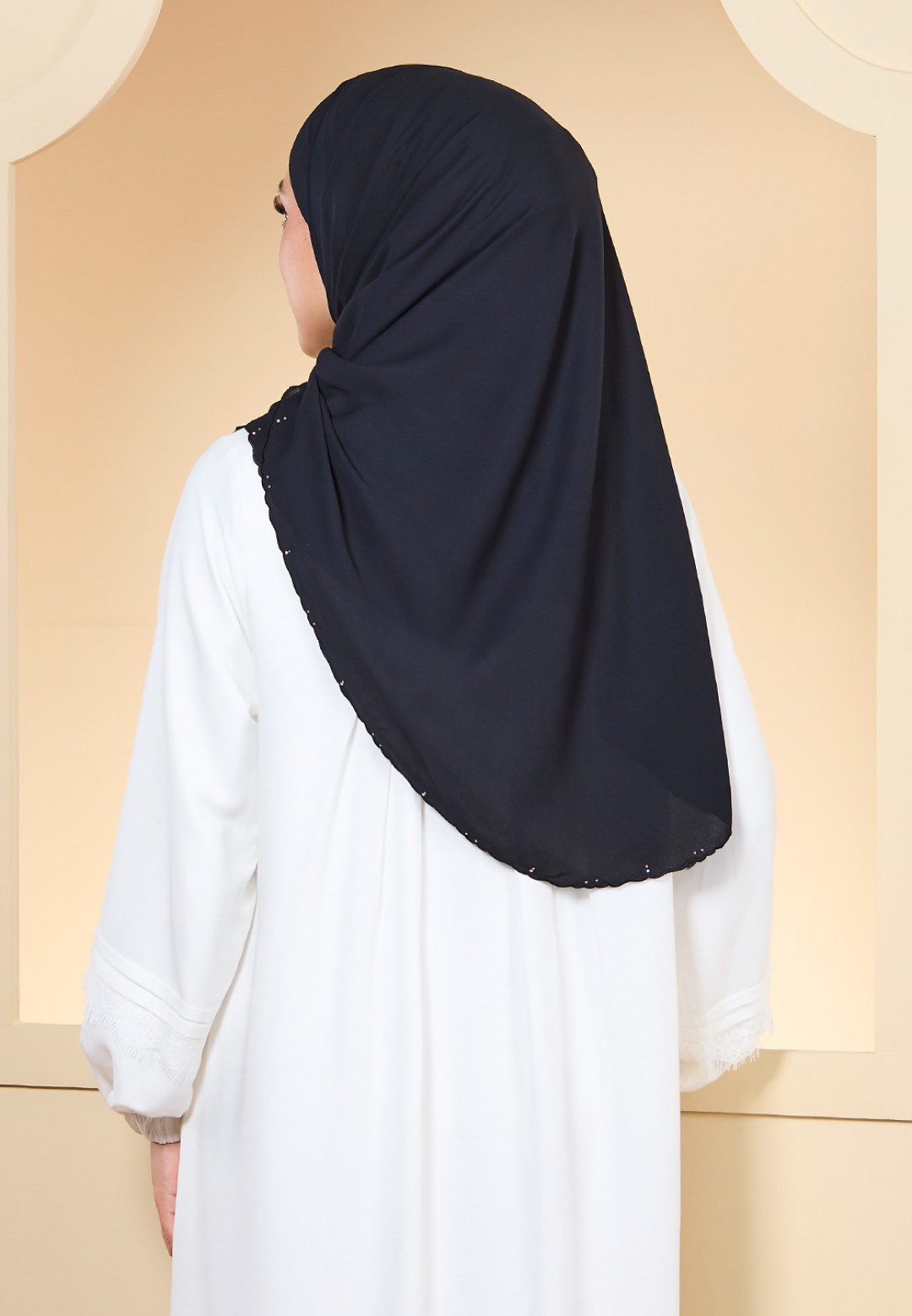 SHAWL JUITA PLAIN EMBROIDERY