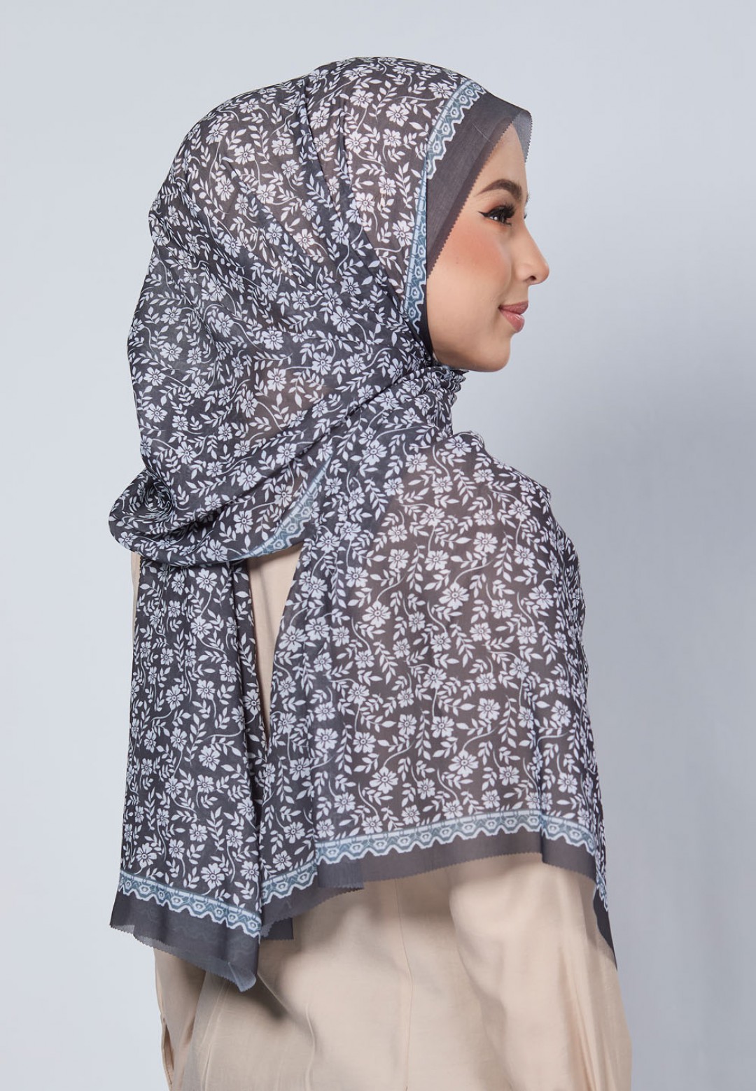 SHAWL DALIA VOILE LASERCUT