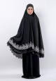 TELEKUNG INAYA PLAIN EMBRODIERY IN BLACK
