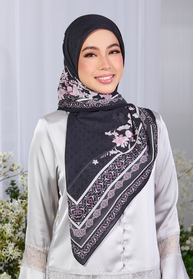 SQ LAVENDREAM VOILE PRINTED