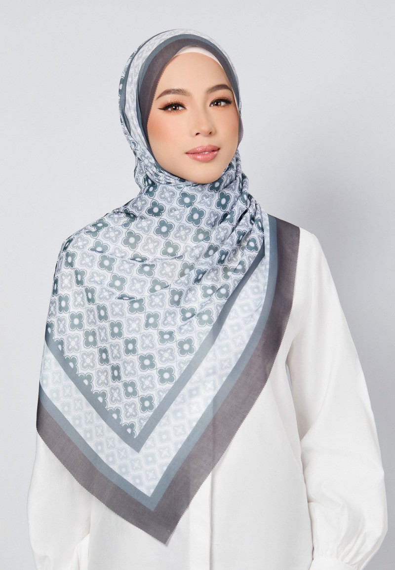 SHAWL JULIA VOILE LASERCUT