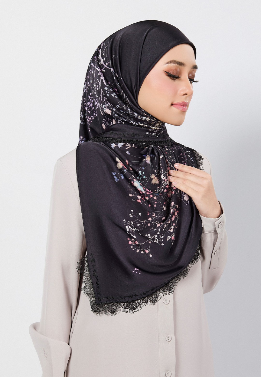 SQ CHIARA PRINTED WITH LACE