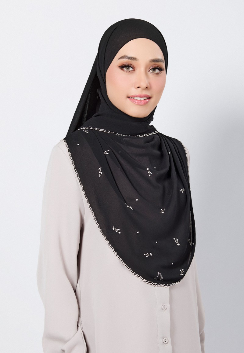 SHAWL ADORA PLAIN EMBROIDERY