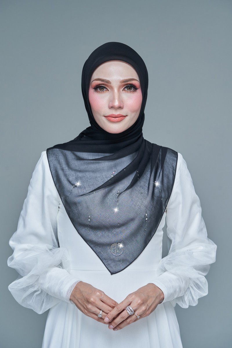 SQ MAIRA VOILE PLAIN DIAMOND