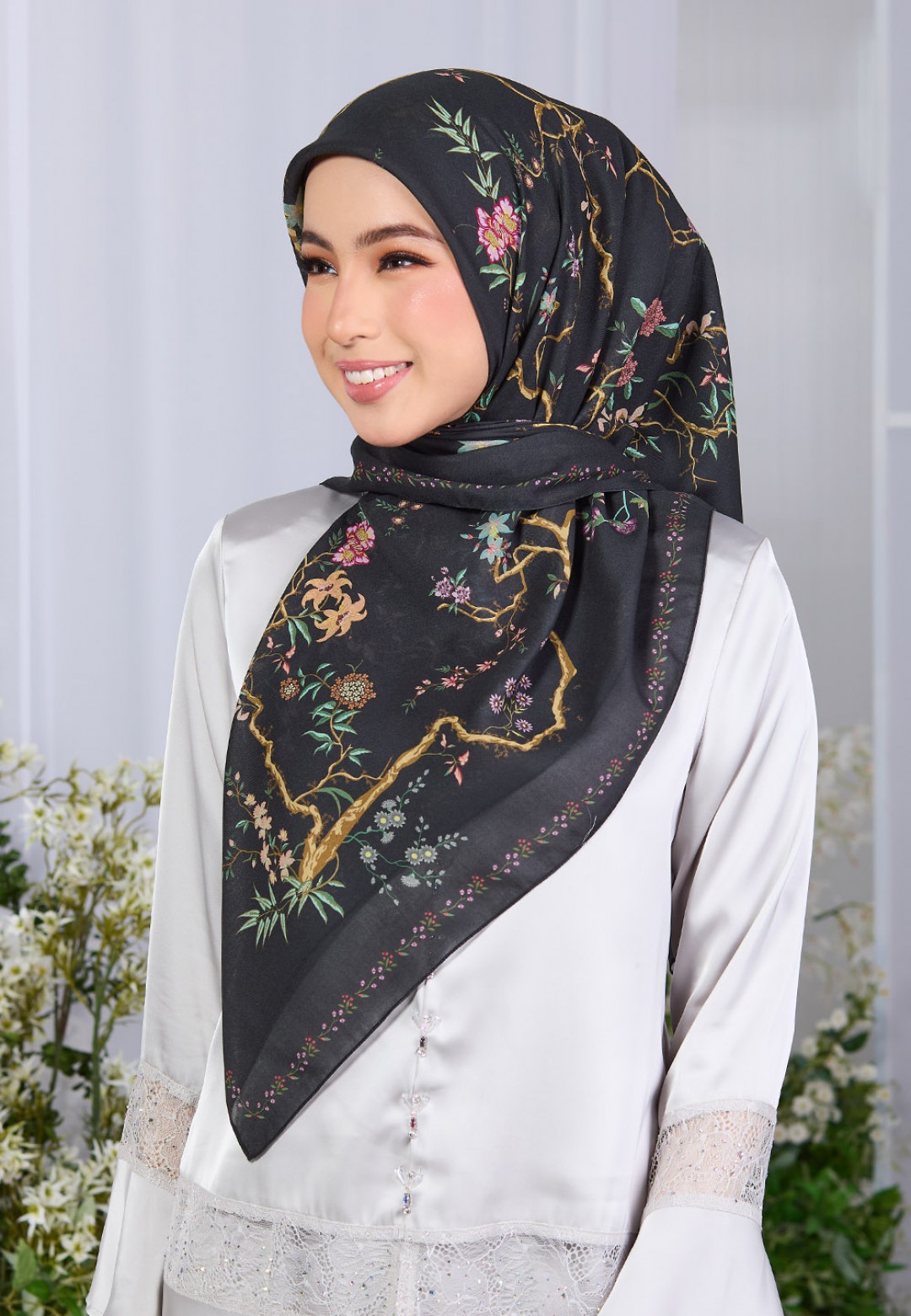 SQ DAFFILYN VOILE PRINTED
