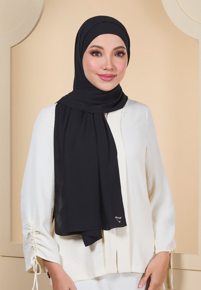 SHAWL 119 TRUE BASIC PLAIN CHIFFON (VOL III)
