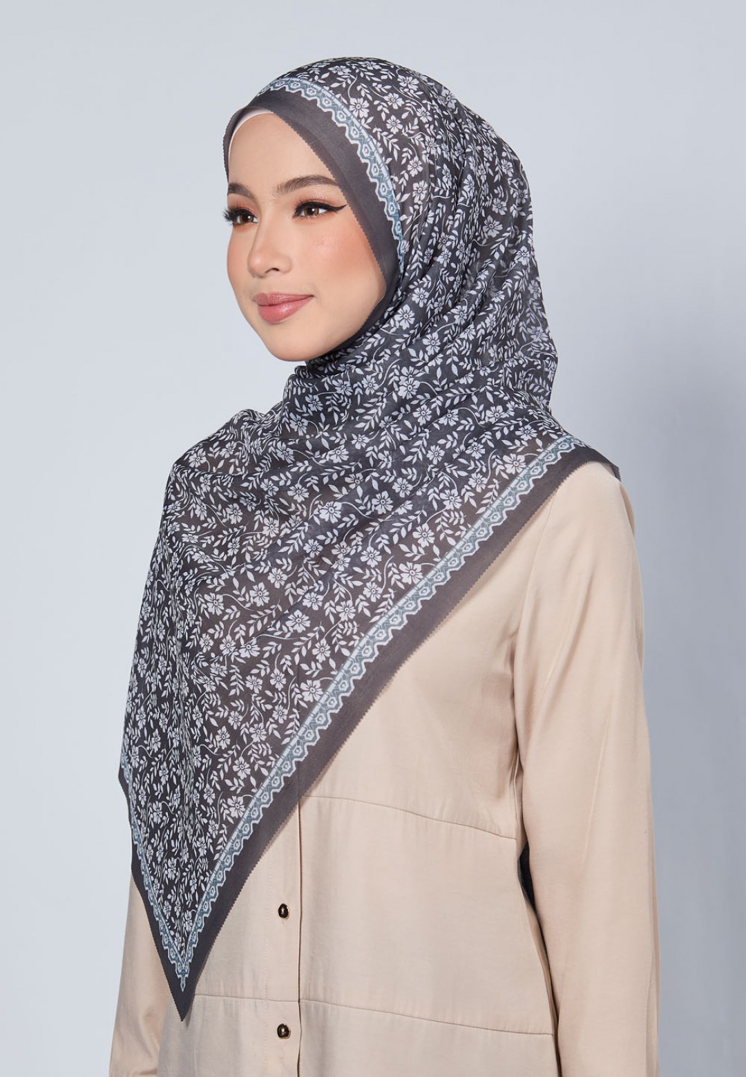 SHAWL DALIA VOILE LASERCUT