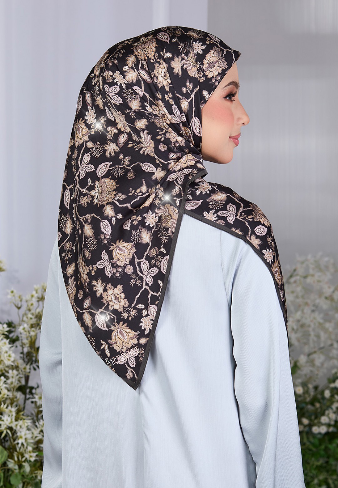SQ FLUERYN BLOOM PRINTED DIAMOND
