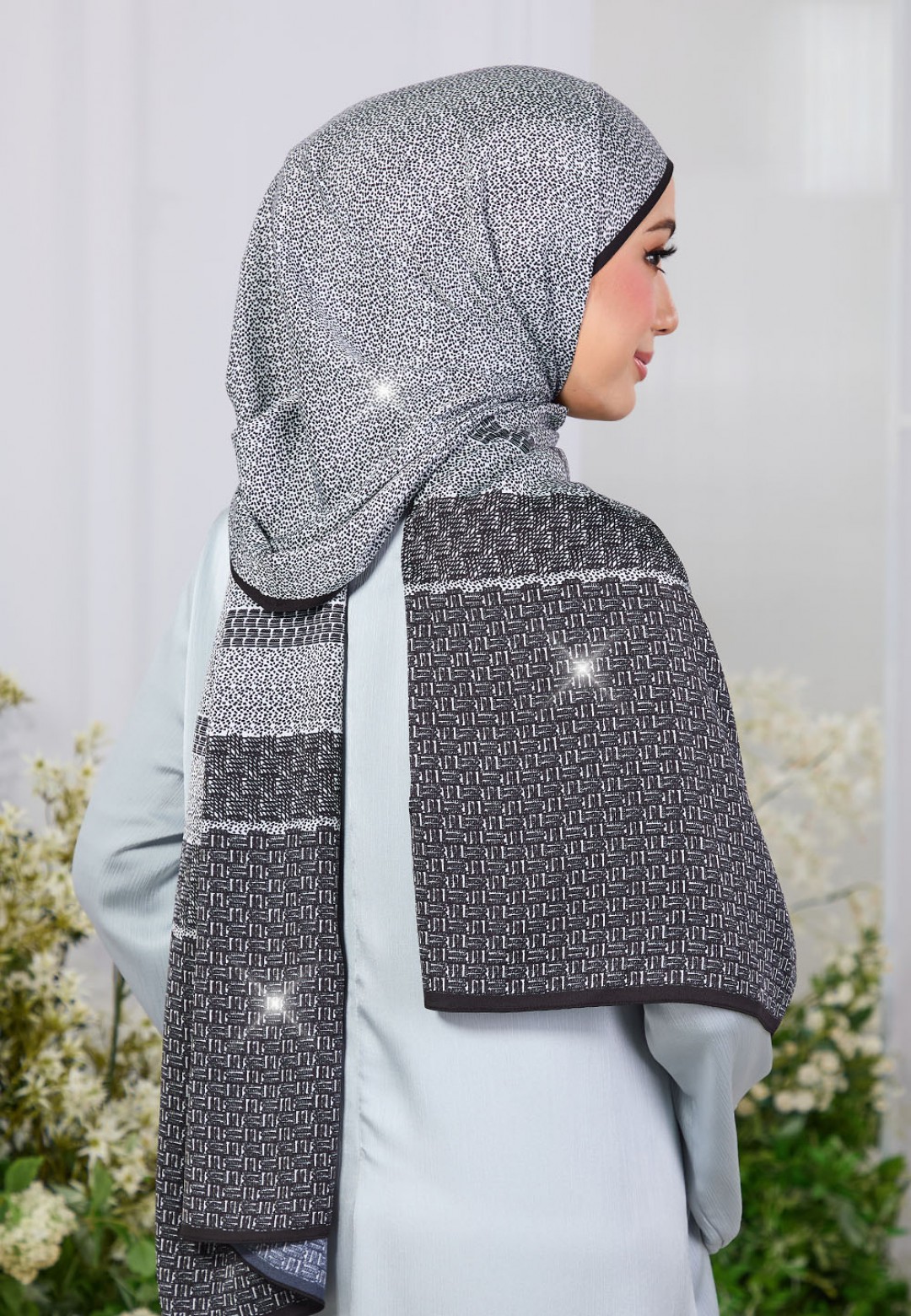 SHAWL VELURINE PRINTED DIAMOND