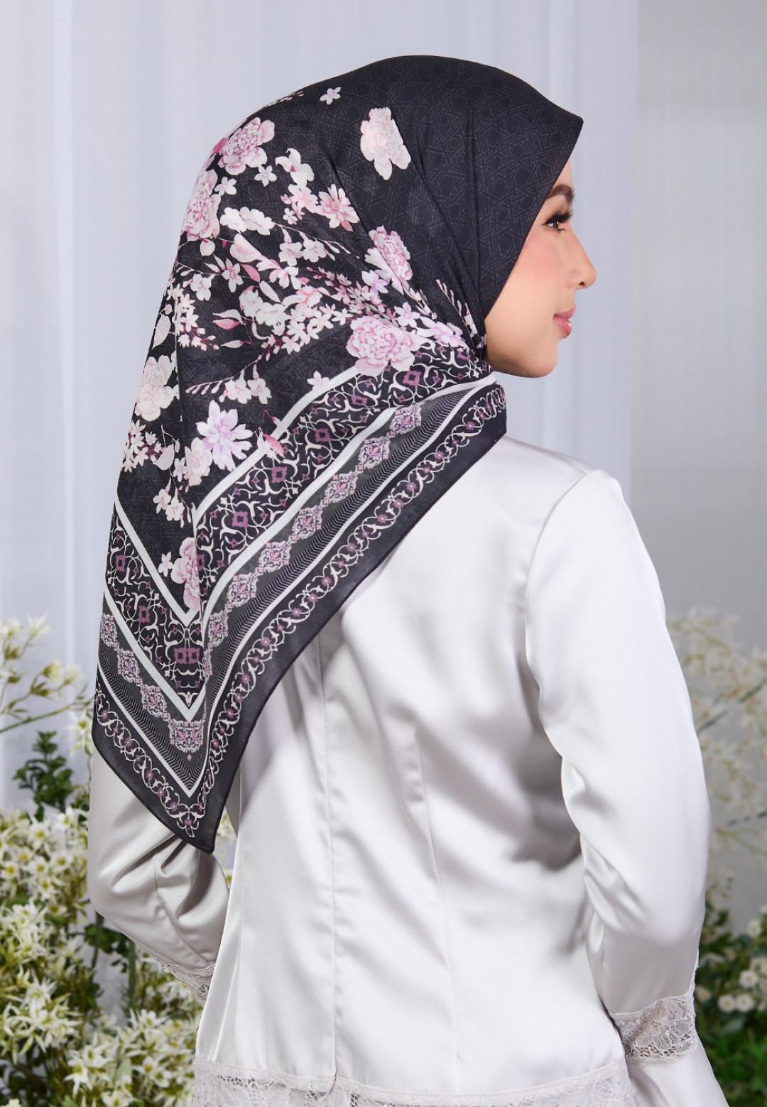 SQ LAVENDREAM VOILE PRINTED