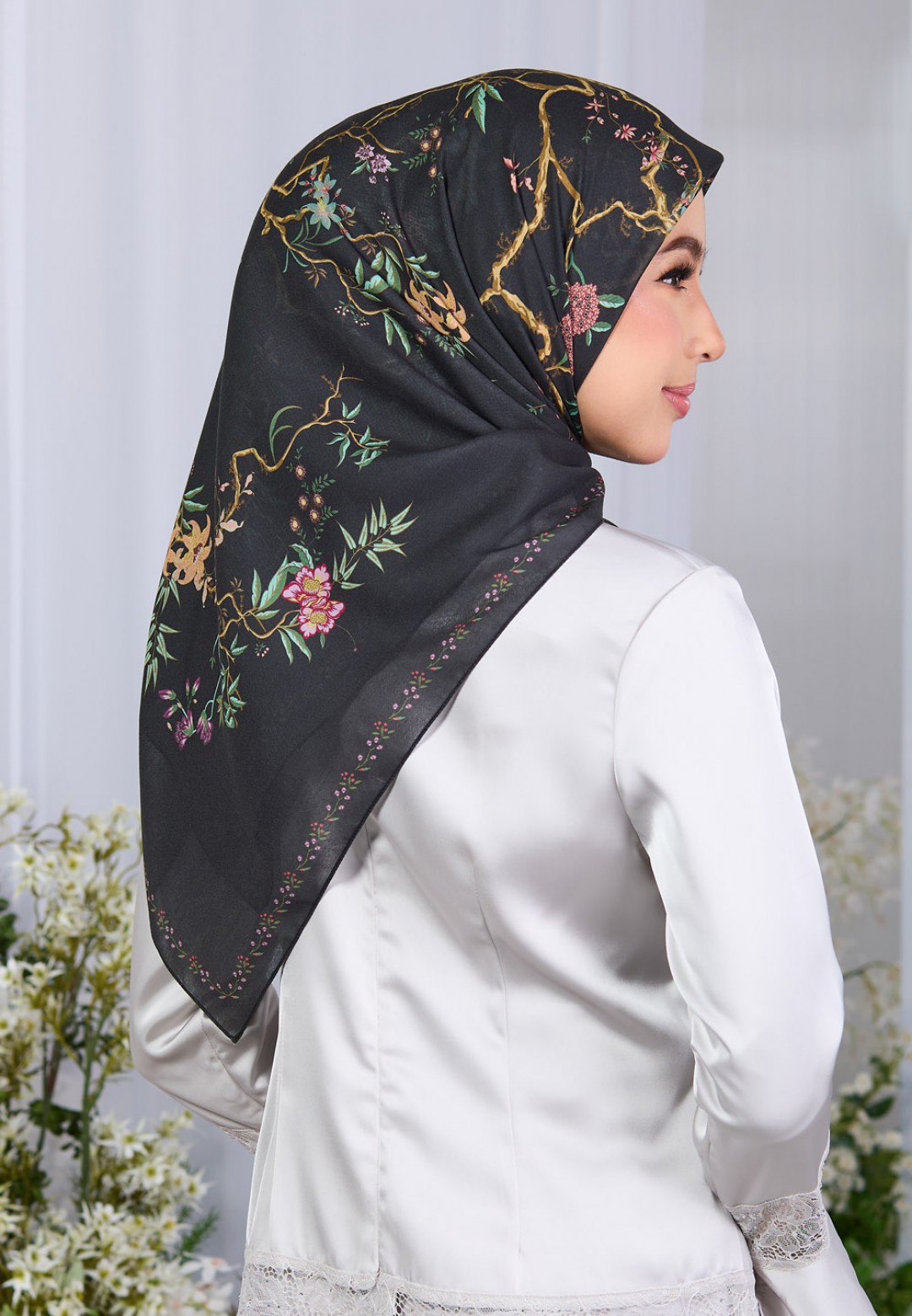 SQ DAFFILYN VOILE PRINTED