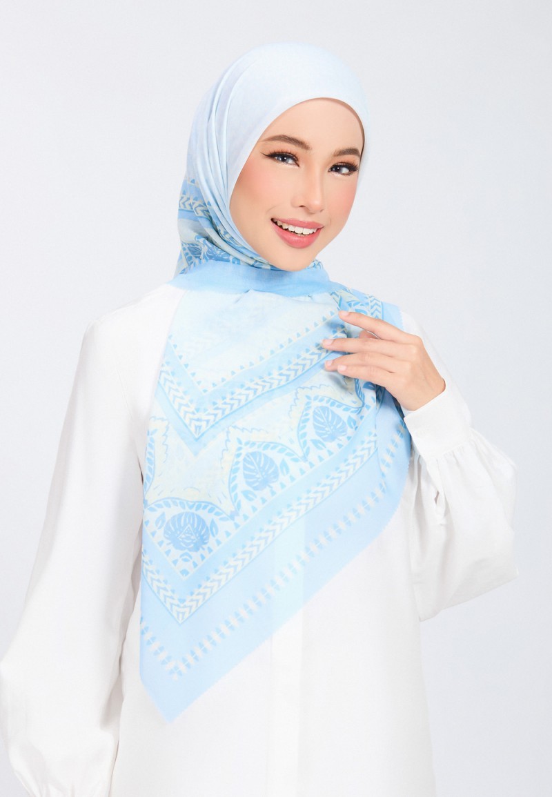 SQ EMAAN VOILE PRINTED LASERCUT