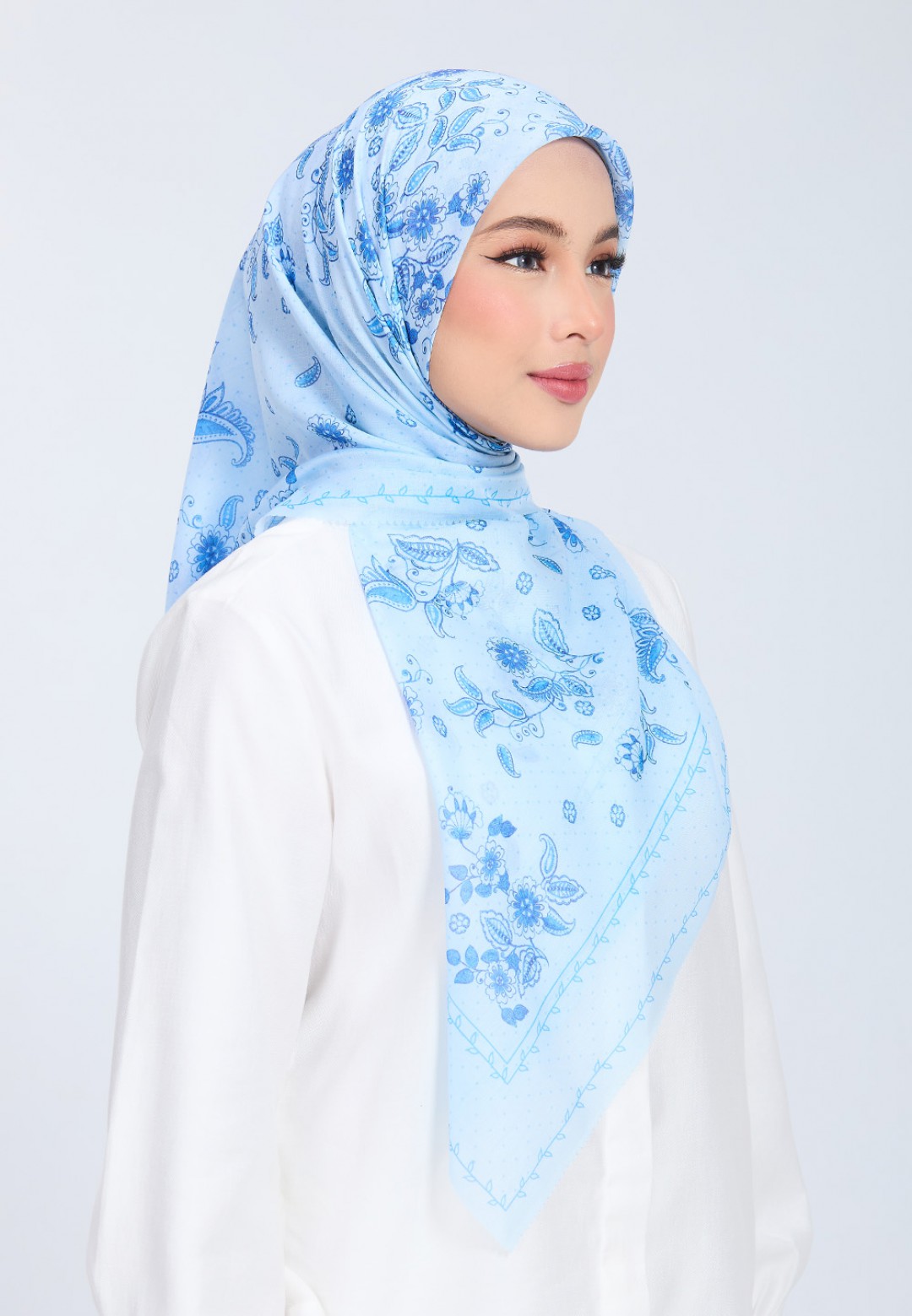 SQ SAPHIYAH VOILE PRINTED LASERCUT
