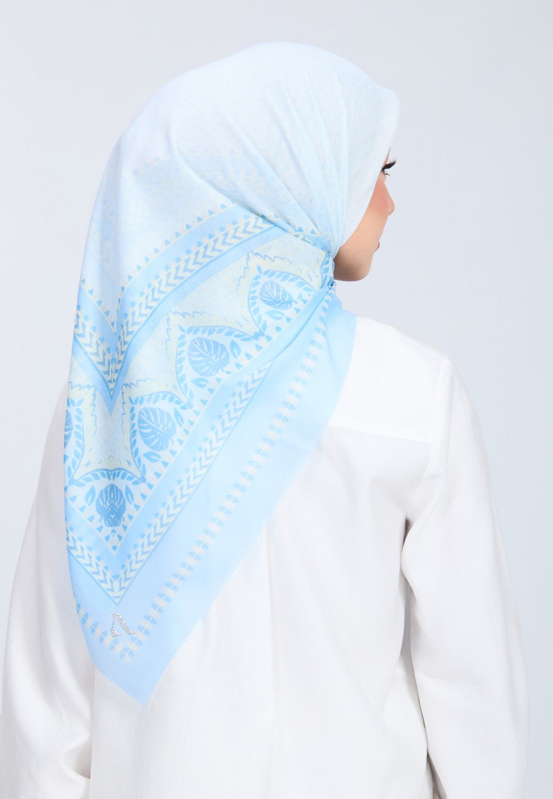 SQ EMAAN VOILE PRINTED LASERCUT