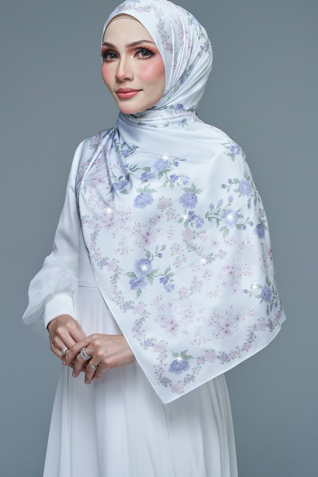 SHAWL PETALS PALS PRINTED DIAMOND