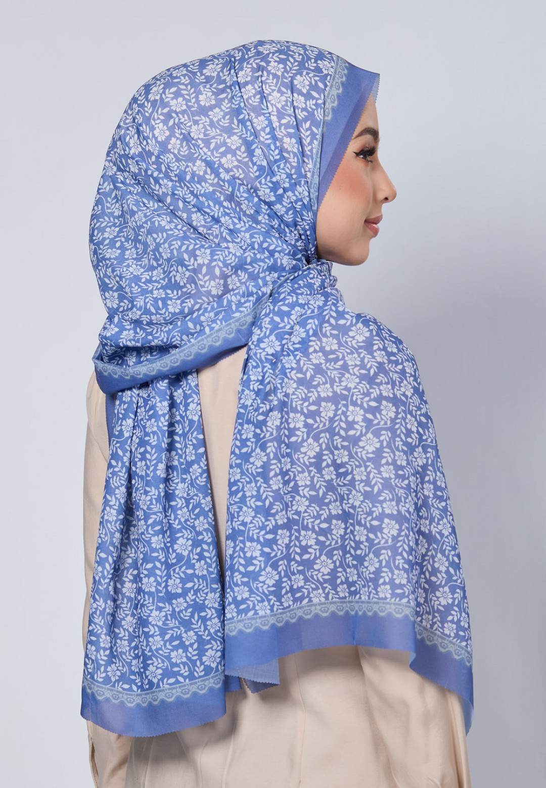 SHAWL DALIA VOILE LASERCUT