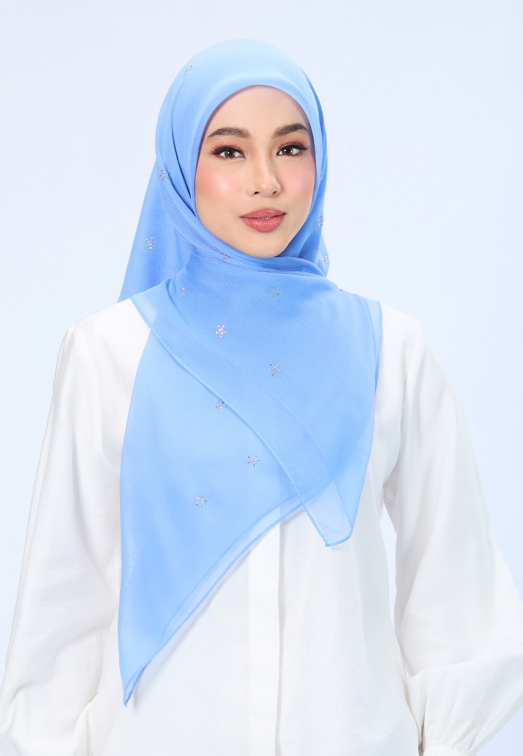 SQ FLORELLIS VOILE PLAIN DIAMOND